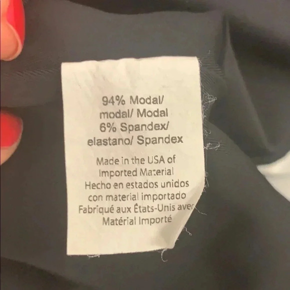 BEYOND YOGA Black Multi Color Diagonal Stripe Legging Size XS - Picture 7 of 7